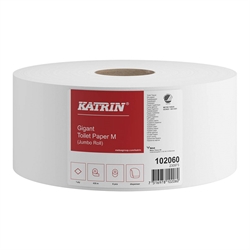 Toiletpapir Katrin Gigant 1-lags genbrugspapir. Katrin varenr. 102060
